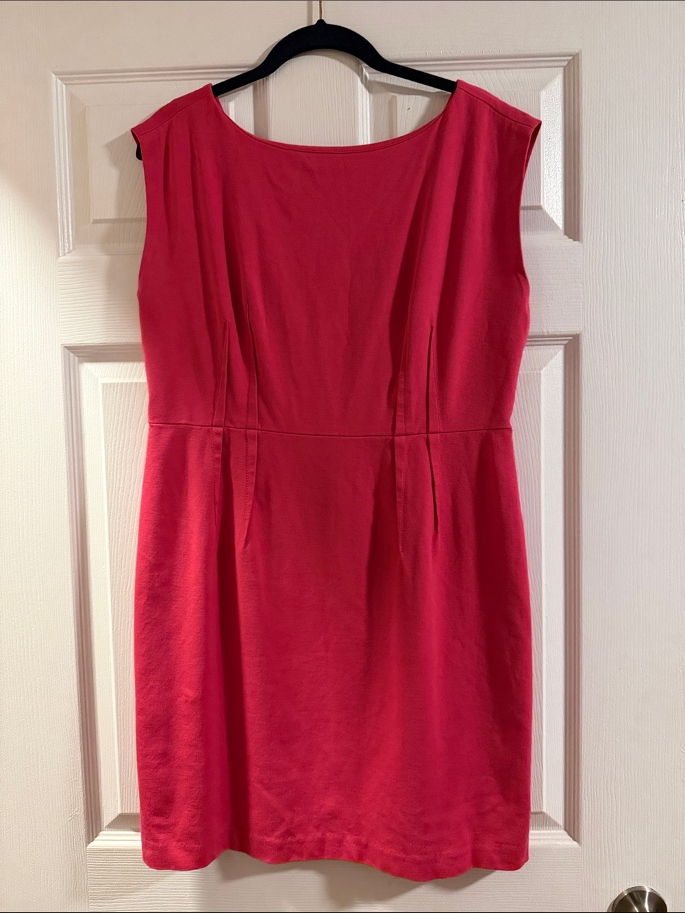 LOFT Bright Pink Cap-Sleeve Sheath Dress size 12P